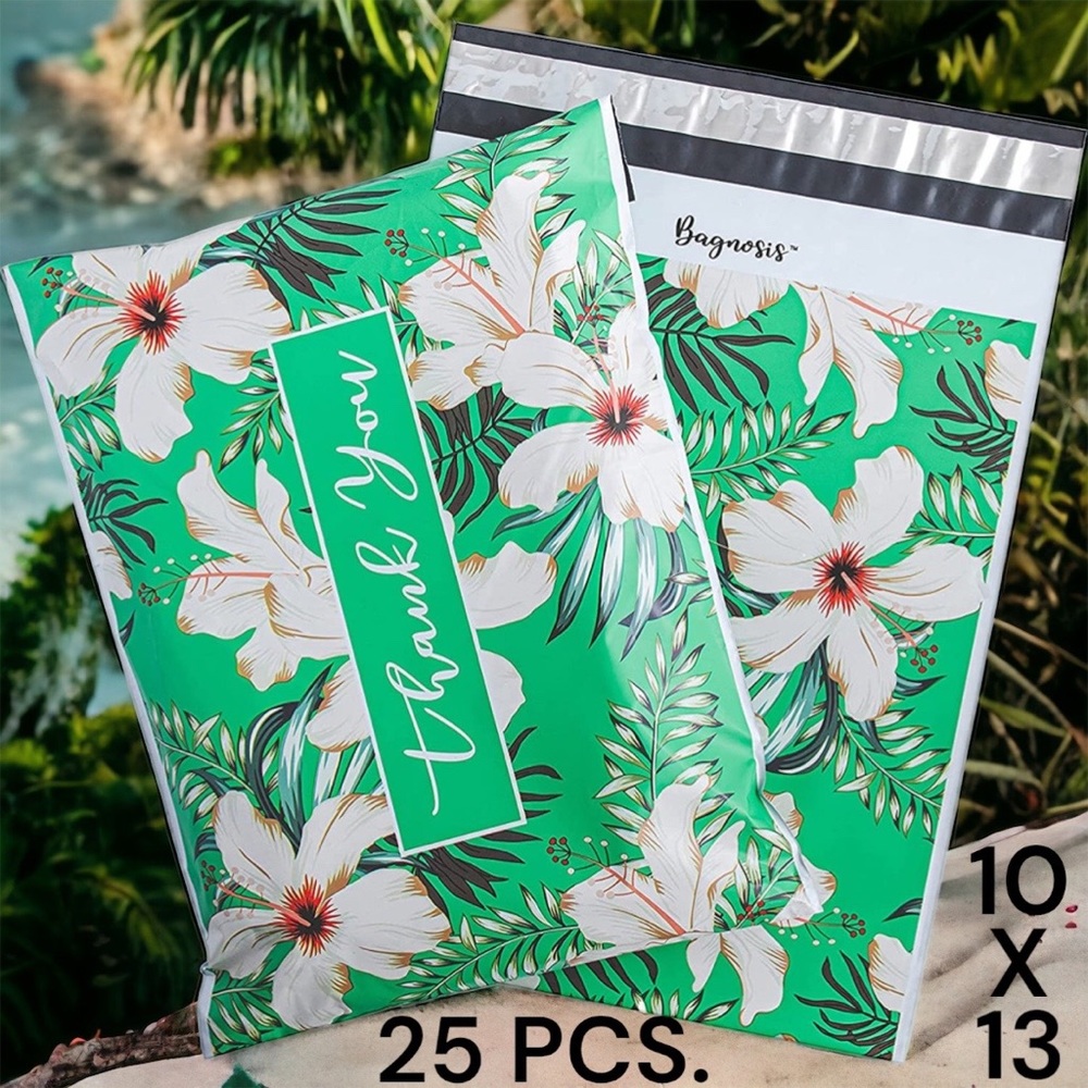 25 10X13 Poly Mailers Flowers Thank You Shipping Envelopes Bags PRICE IS FIRM - Picture 4 of 11